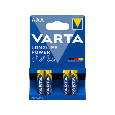 AAA batteri VARTA Longlife Power LR03 4-pack - BatteriGrossisten