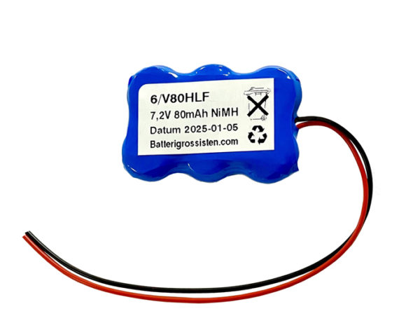 VARTA LF V80H (132) 7,2V 80mAh NiMH med trådar