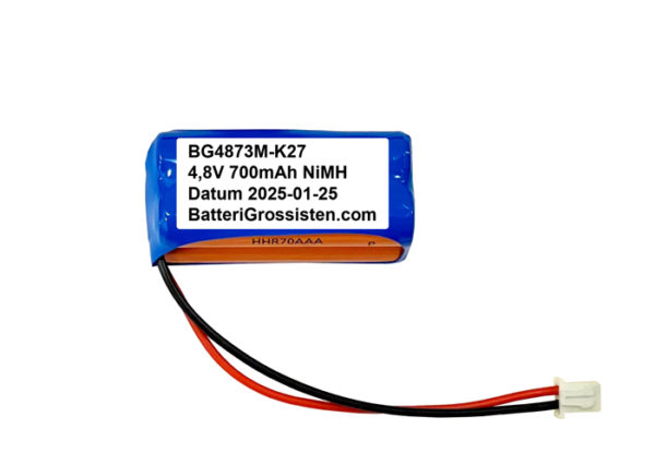 Nödljusbatteri AAA 4,8V 700mAh typ (212) kub NiMH [K27]