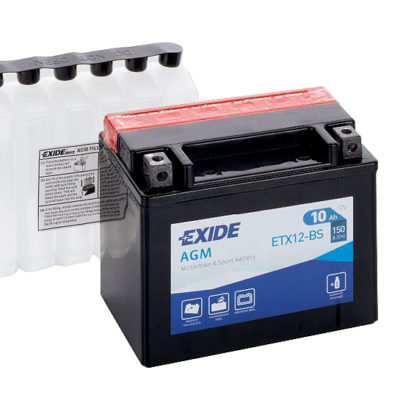 YTX12-BS MC batteri från Exide 12V 10Ah